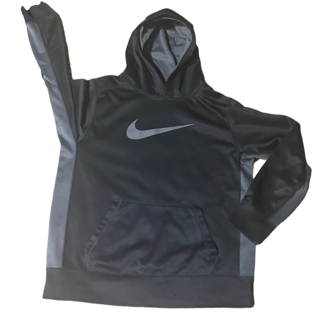 Nike Hoodie XL Girls Black/Gray
